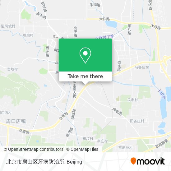 北京市房山区牙病防治所 map
