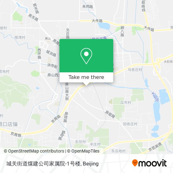 城关街道煤建公司家属院-1号楼 map