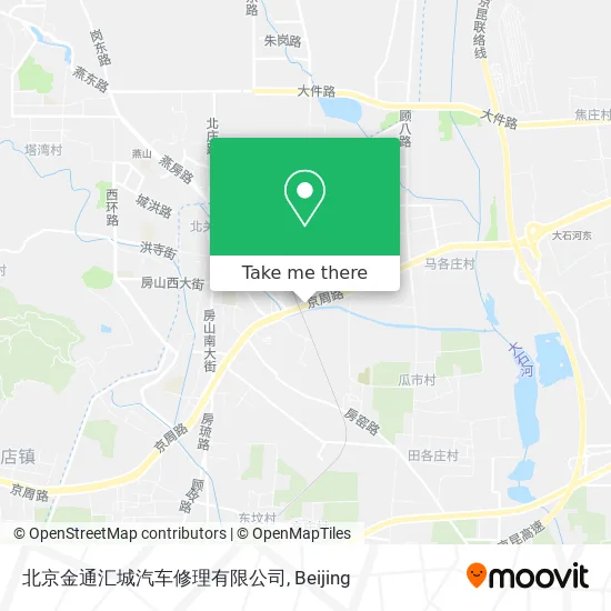 北京金通汇城汽车修理有限公司 map