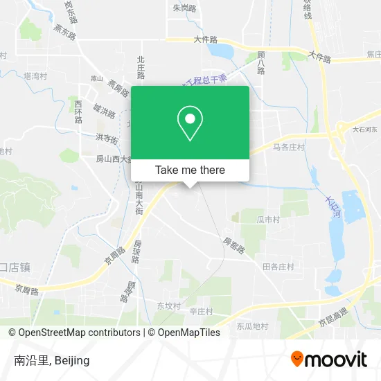 南沿里 map