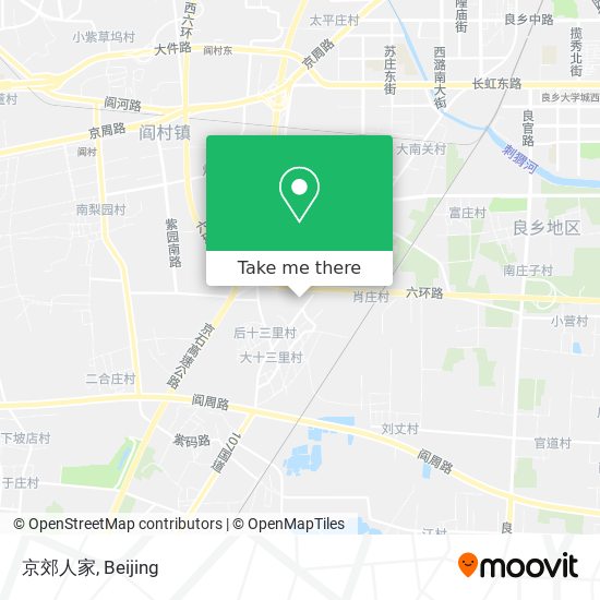 京郊人家 map