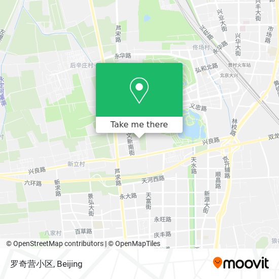 罗奇营小区 map