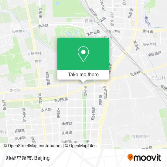 顺福星超市 map