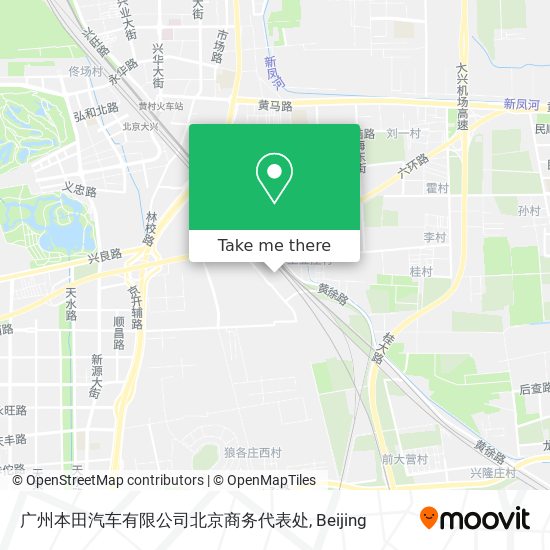 广州本田汽车有限公司北京商务代表处 map