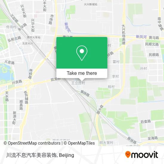 川流不息汽车美容装饰 map