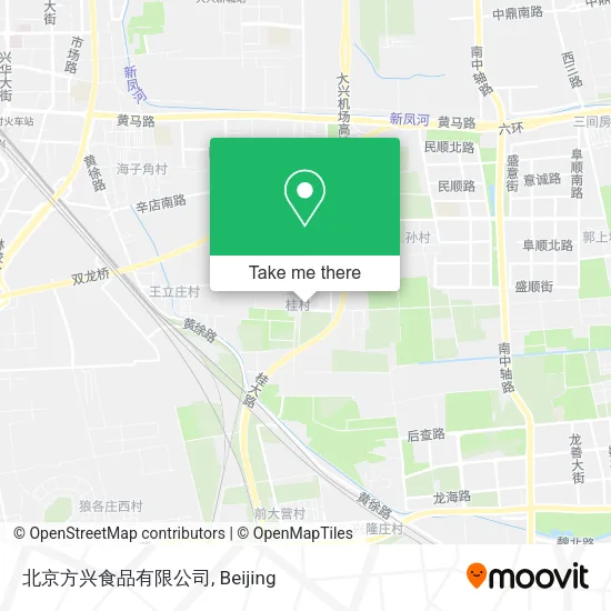 北京方兴食品有限公司 map