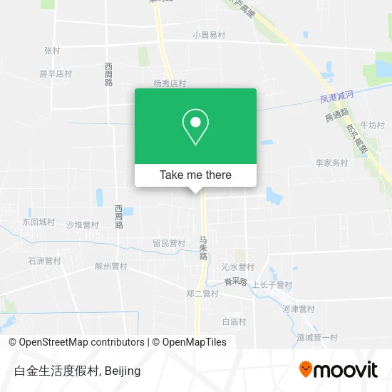 白金生活度假村 map
