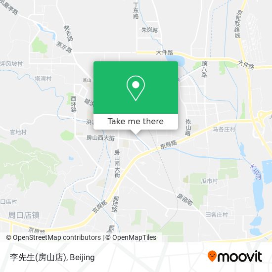 李先生(房山店) map