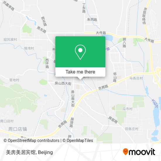 美房美居宾馆 map