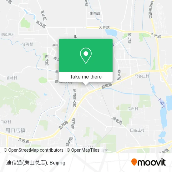 迪信通(房山总店) map