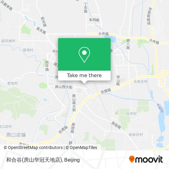 和合谷(房山华冠天地店) map