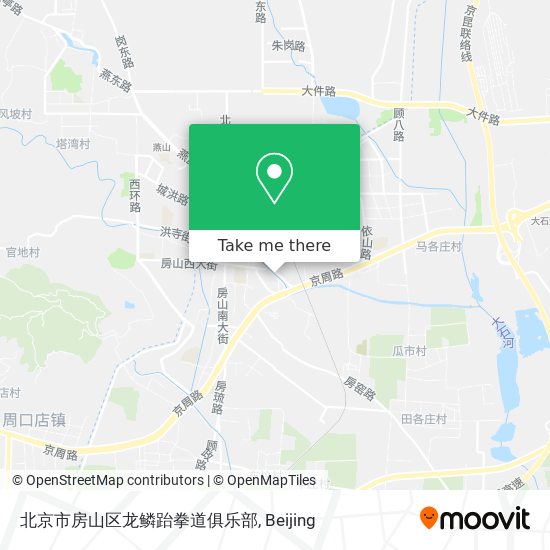北京市房山区龙鳞跆拳道俱乐部 map