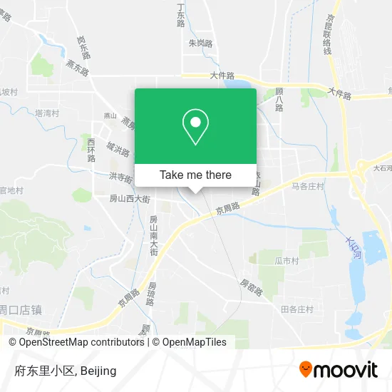 府东里小区 map