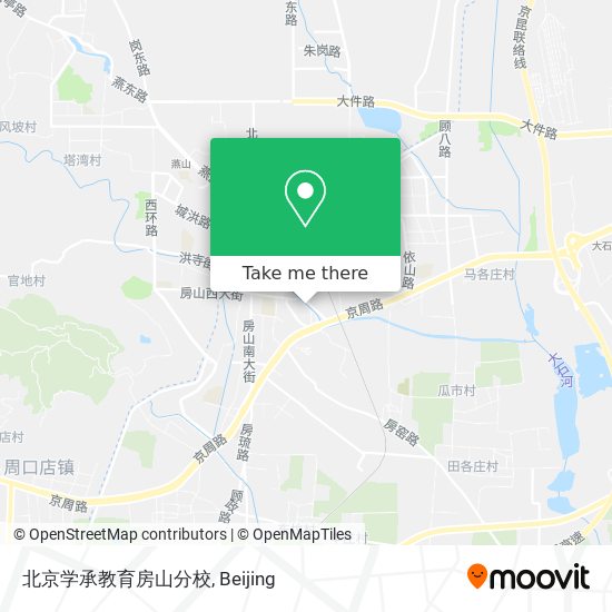 北京学承教育房山分校 map