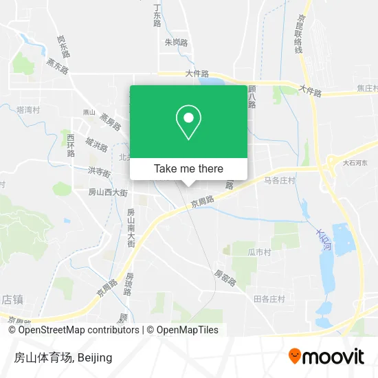 房山体育场 map
