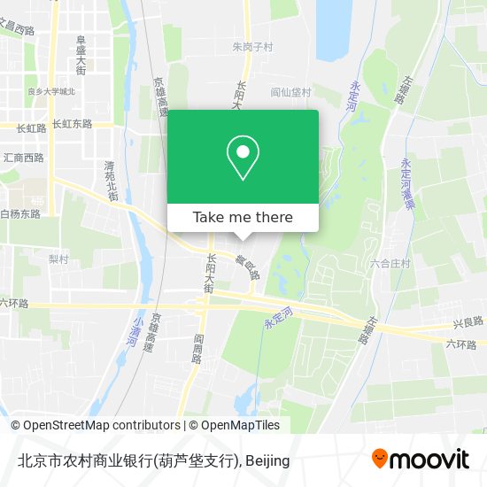 北京市农村商业银行(葫芦垡支行) map