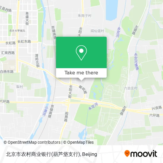 北京市农村商业银行(葫芦垡支行) map