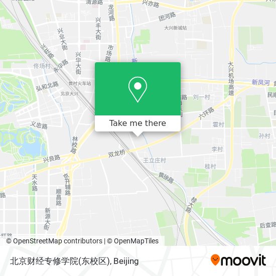 北京财经专修学院(东校区) map