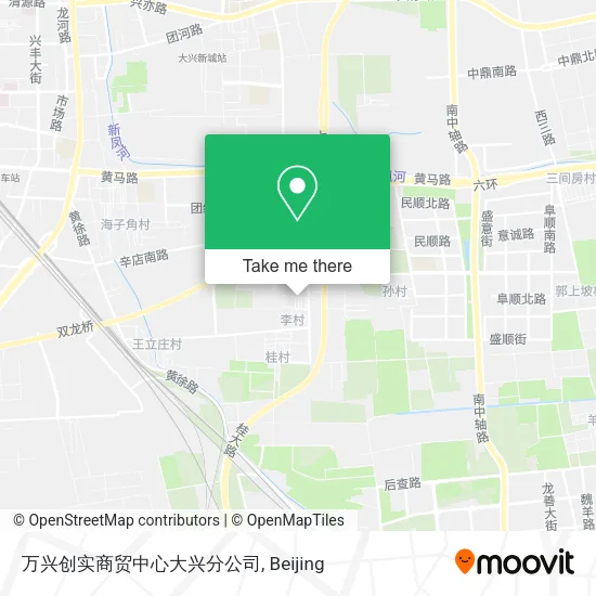 万兴创实商贸中心大兴分公司 map