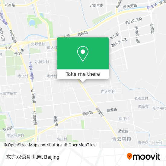 东方双语幼儿园 map