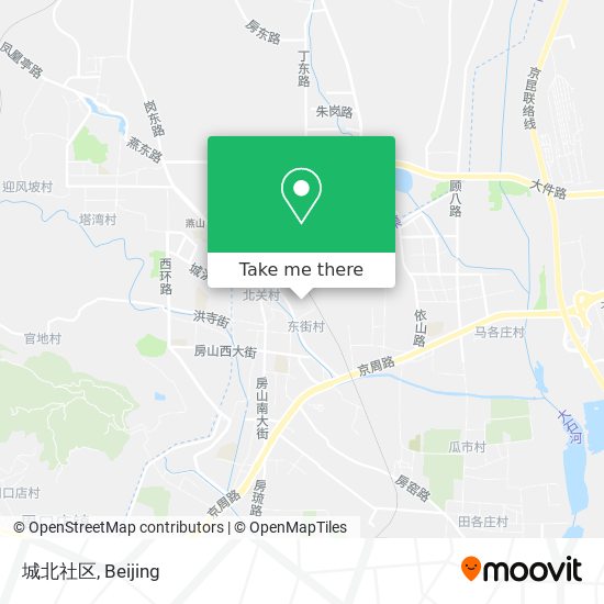 城北社区 map