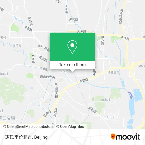 惠民平价超市 map