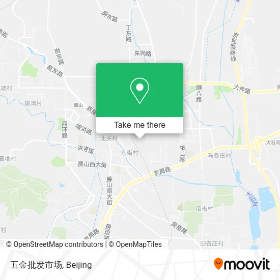 五金批发市场 map