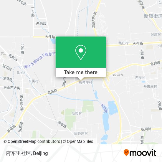 府东里社区 map