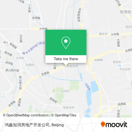 鸿鑫知润房地产开发公司 map