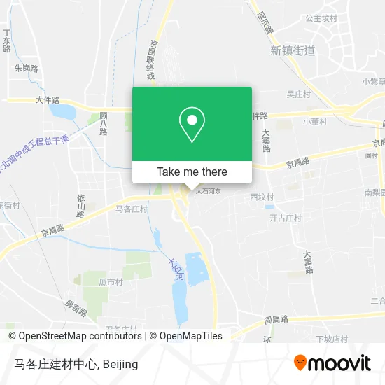 马各庄建材中心 map