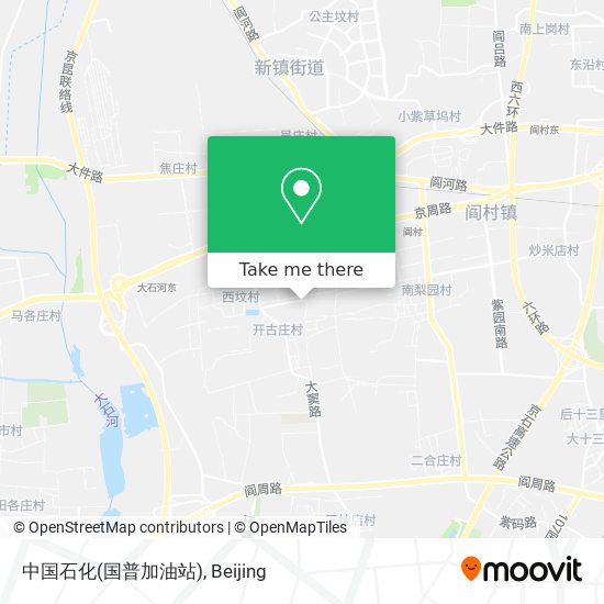 中国石化(国普加油站) map