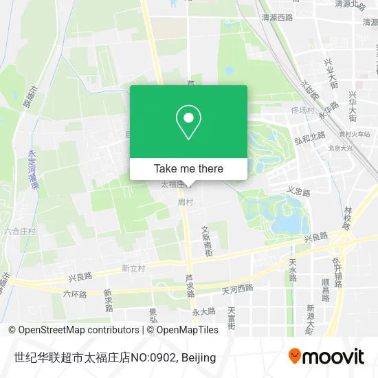 世纪华联超市太福庄店NO:0902 map