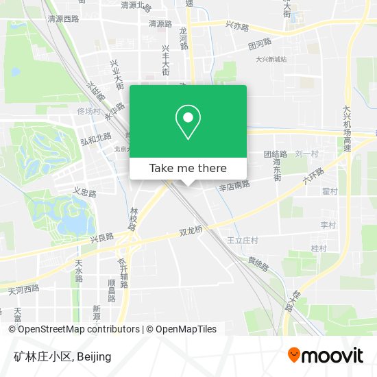 矿林庄小区 map