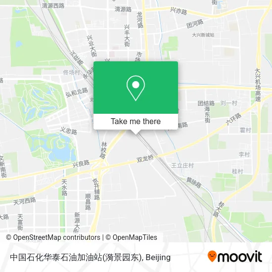 中国石化华泰石油加油站(漪景园东) map