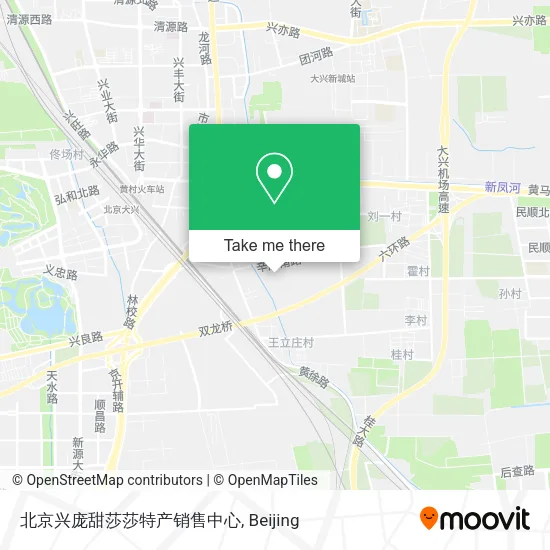 北京兴庞甜莎莎特产销售中心 map