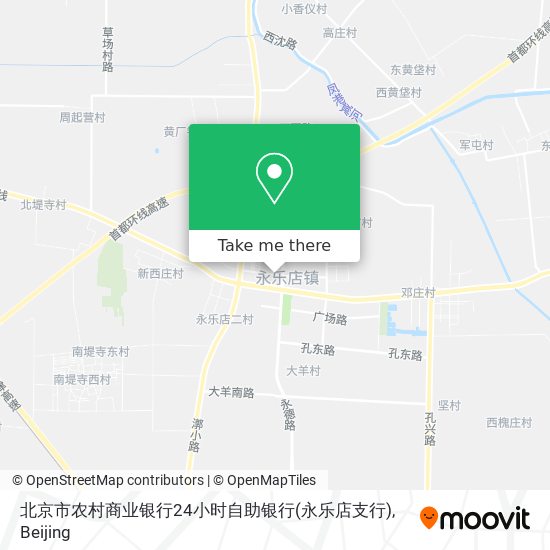 北京市农村商业银行24小时自助银行(永乐店支行) map