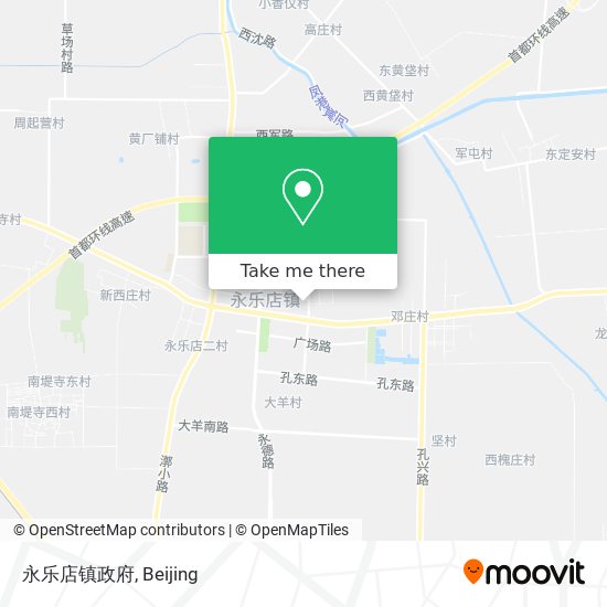 永乐店镇政府 map