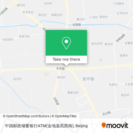 中国邮政储蓄银行ATM(金地嘉苑西南) map