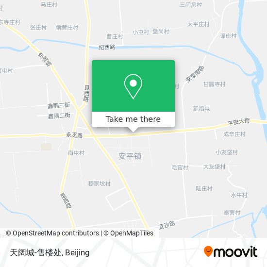 天阔城-售楼处 map