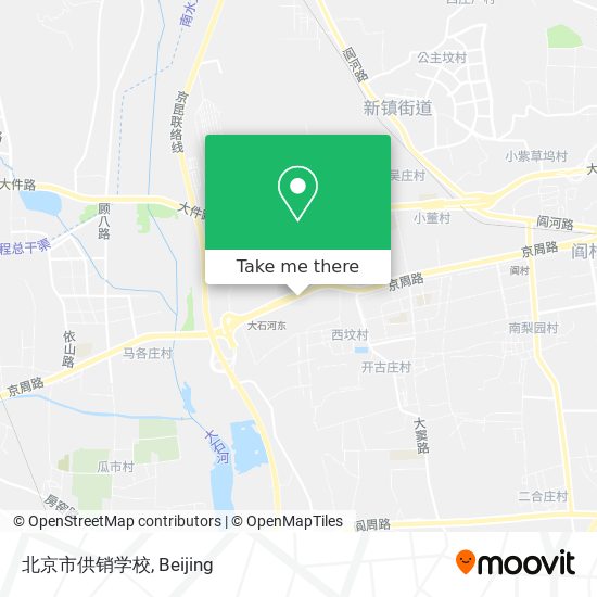 北京市供销学校 map