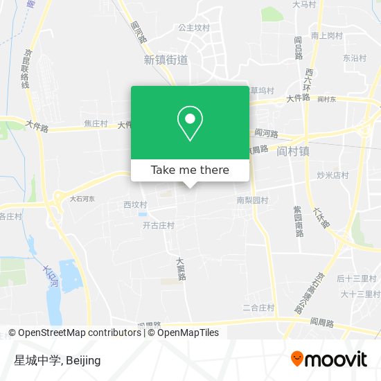 星城中学 map