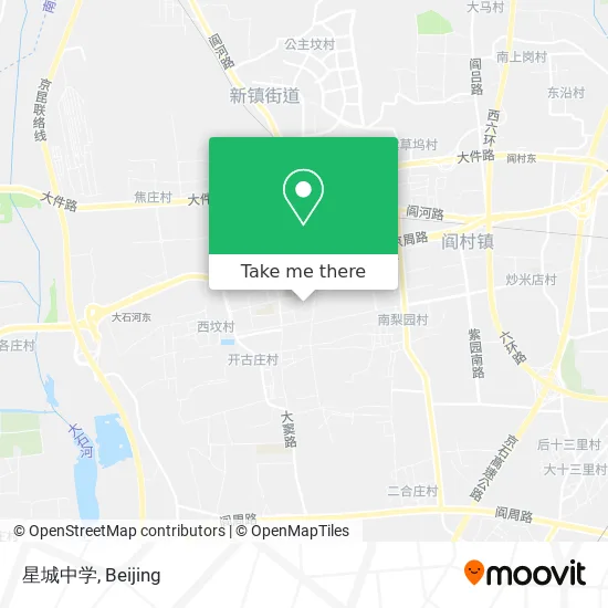 星城中学 map