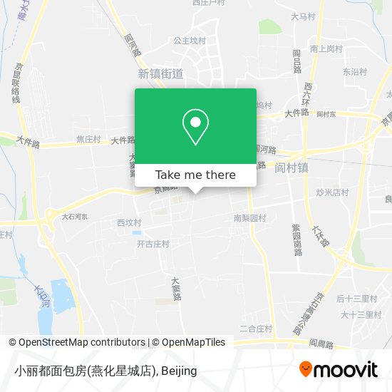 小丽都面包房(燕化星城店) map