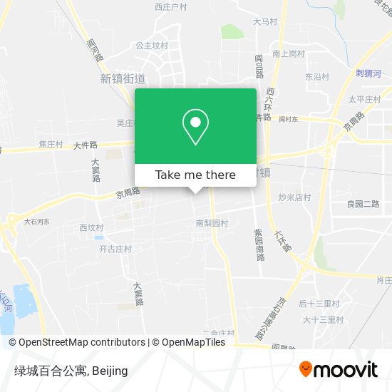 绿城百合公寓 map