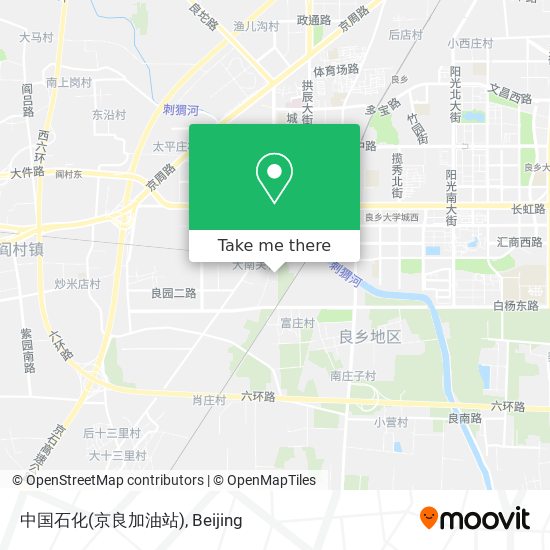 中国石化(京良加油站) map