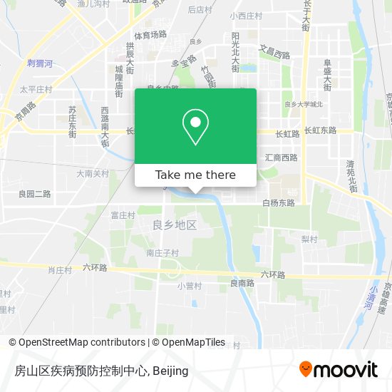 房山区疾病预防控制中心 map