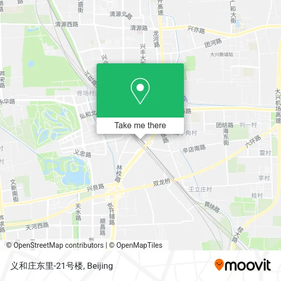 义和庄东里-21号楼 map