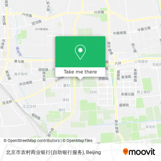 北京市农村商业银行(自助银行服务) map
