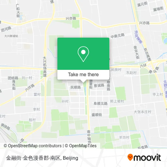 金融街·金色漫香郡-南区 map