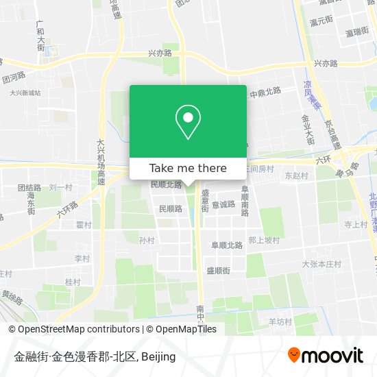 金融街·金色漫香郡-北区 map